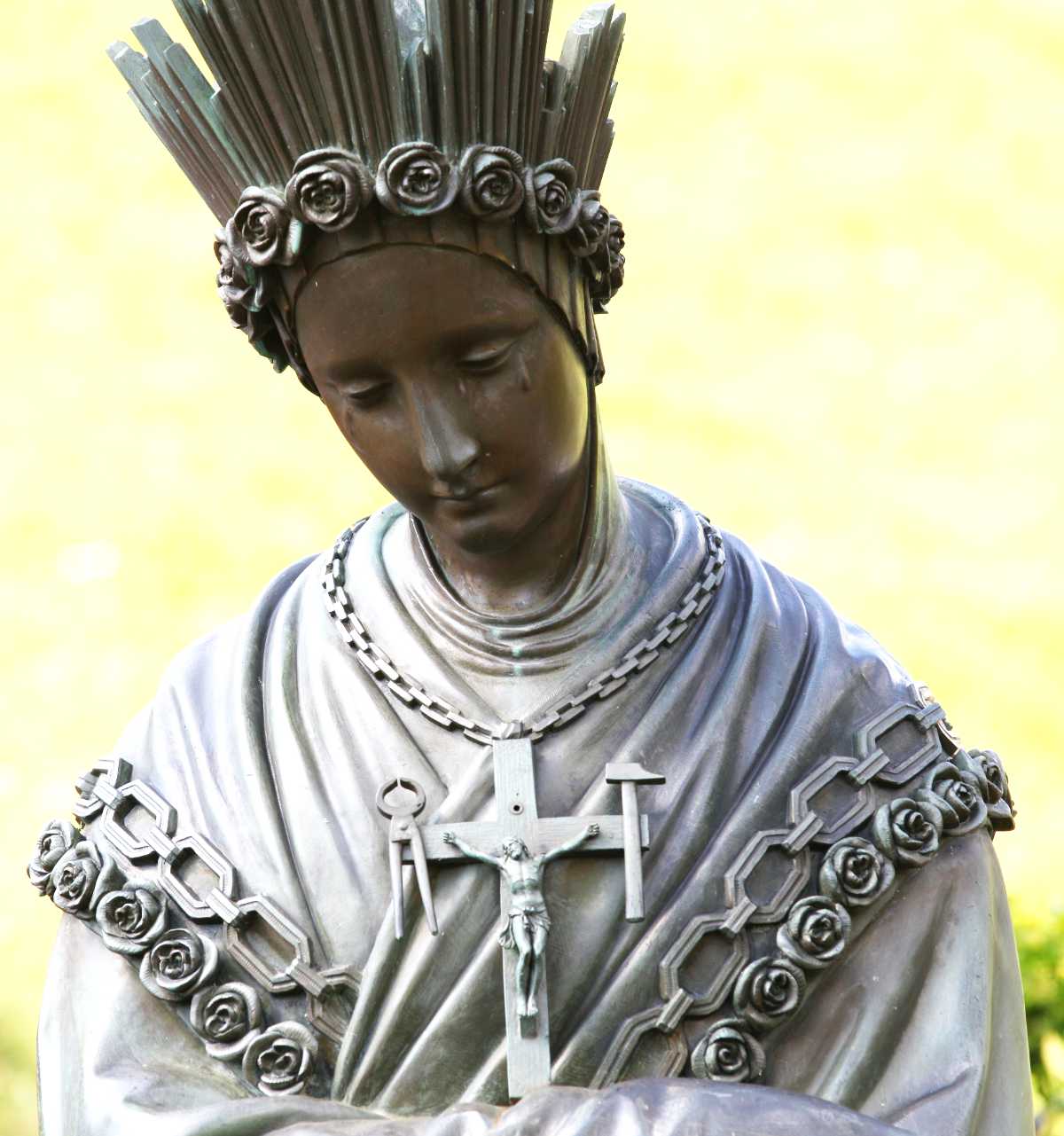 Our Lady of La Salette is weeping