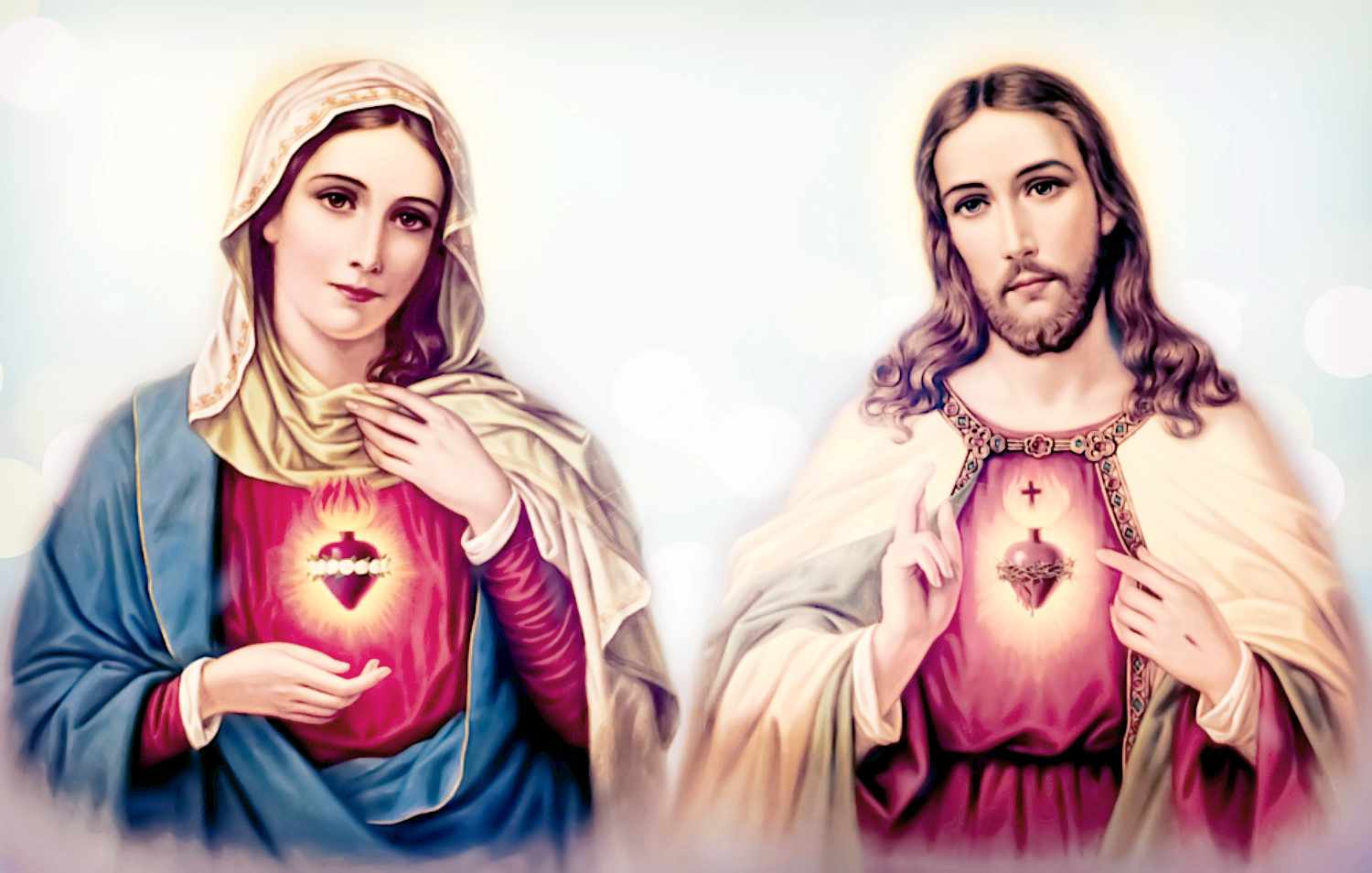 Heart Mary and Heart Jesus